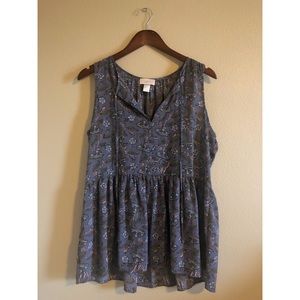 Muted Floral Babydoll